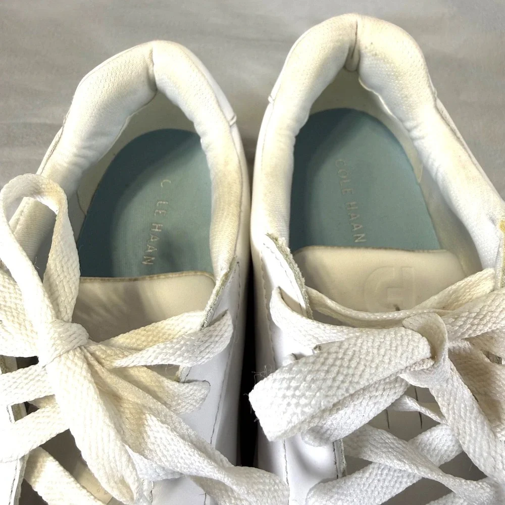 COLE HAAN Grand Crosscourt Daily Court Sneakers Women's Size 8.5  White